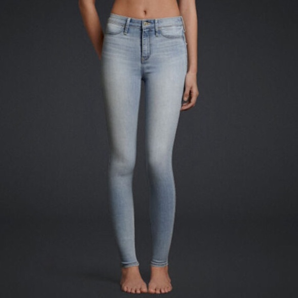 Hollister dream denim high rise jegging light wash